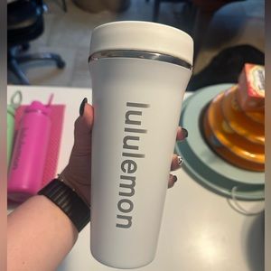 White Lululemon Tumbler